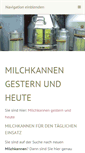 Mobile Screenshot of milchkannen24.de